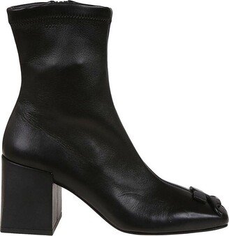 Heritage Square Toe Ankle Boots