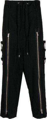 Drawstring Straight-Leg Trousers-BP