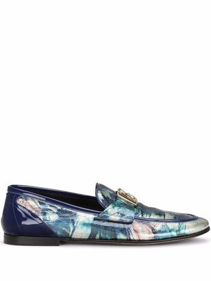 Ariosto abstract-print slippers