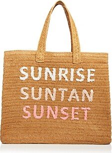 Sunrise/Sunset Straw Tote