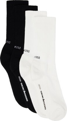 SOCKSSS Two-Pack Black & White Socks