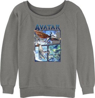 Women's Air and Sea Junior's Raglan Pullover with Coverstitch