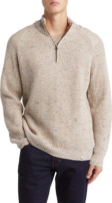 PEREGRINE Foxton Wool Quarter-Zip Sweater