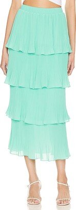 Dacie Pleated Midi Skirt