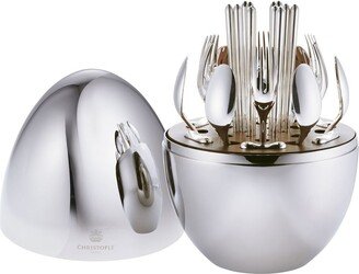 Mood Asia silver-plated flatware set (6-person setting)