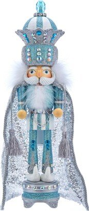 18.5-Inch Hollywood Blue and Silver King Nutcracker