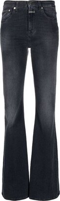 Mid-Rise Wide-Leg Jeans-CF