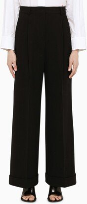 Black palazzo trousers