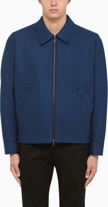 Oxford blue wool cloth jacket