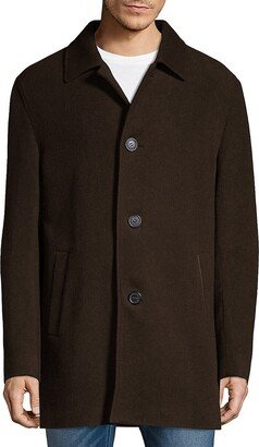 Wool-Blend Italian Topcoat