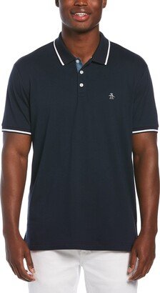 Men's Contrast Tipping Short Sleeve Polo Shirt