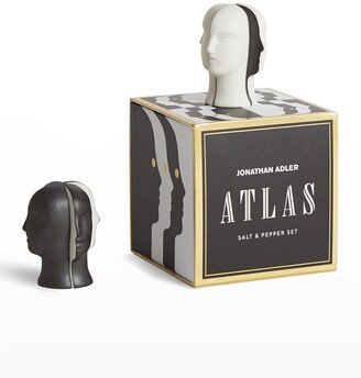 Atlas Salt and Pepper Shakers