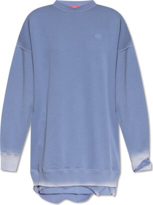 ‘D-ROLLEGE’ Long Sweatshirt - Blue