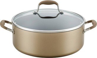 Advanced Home 7.5qt Covered Wide Stockpot Bronze