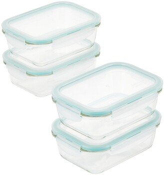 Lock n Lock Purely Better Glass 8-Pc. Rectangular Food Storage Containers, 21-Oz.