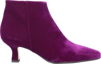 BY A. Ankle Boots Purple