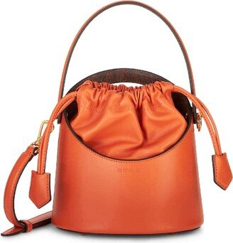 Saturno leather bucket bag-AC