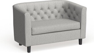 Silver Orchid Greta Upholstered Loveseat