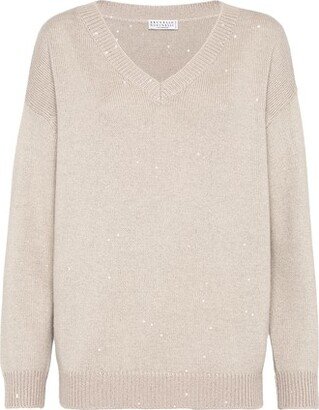 Cashmere and silk sweater