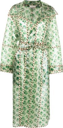 Abigail belted raincoat