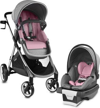 Gold Shyft Travel System Set with SecureMax Infant Car Seat, Opal Pink - 31.70