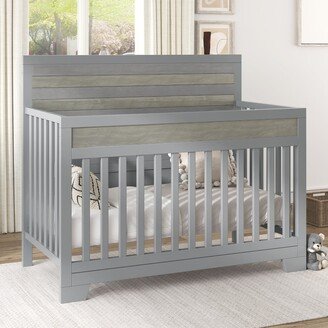 DECO Certified Baby Safe Crib, Pine Solid Wood, Non-Toxic Finish-AA