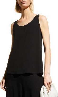 Scoop-Neck Jersey Knit Tank