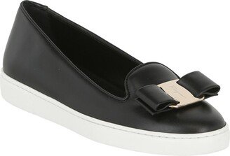 Vara Bow Slip-On Leather Flat