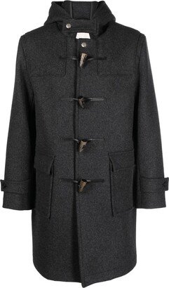 Weir hooded wool duffle coat