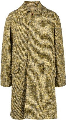 André single-breasted coat