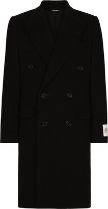 Double-Breasted Wool Coat-CL