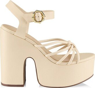 Mahi Cut-Out Platform Sandals