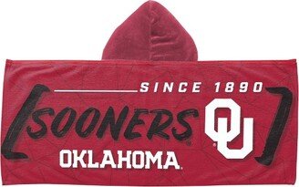 22x51 Oklahoma Sooners Hooded Youth Beach Towel