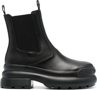 65mm Slip-On Leather Boots