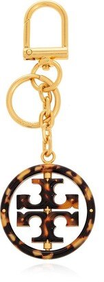 Logo Plaque Chained Keyring