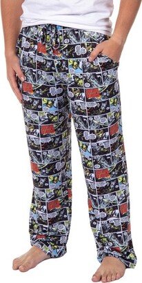 Star Wars Mens' Movie Film R2-D2 C-3PO Retro Comics Sleep Pajama Pants (Small) Multicolored