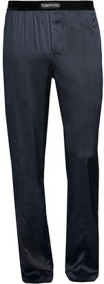 Stretch-Silk Pajama Pants