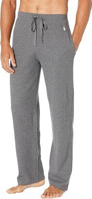 Midweight Waffle Solid Pajama Pants (Charcoal Heather/Nevis) Men's Pajama