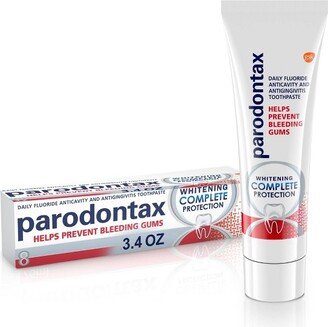 Parodontax Whitening Complete Protection Bleeding Gum Prevention Toothpaste - 3.4oz/1ct