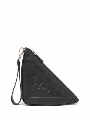 Leather Triangle Pouch