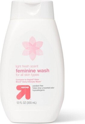 Feminine Wash for Sensitive Skin Light Fresh Scent - 12 fl oz - up & up™