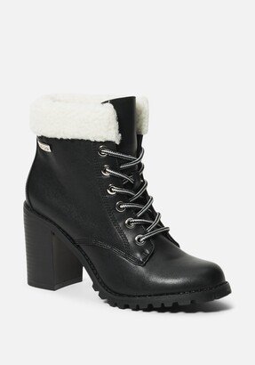 Kimmberly Lace Up Bootie-AA