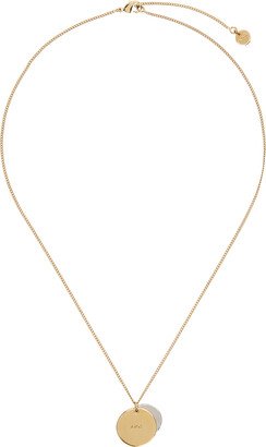 Gold Eloi Double Medallion Necklace