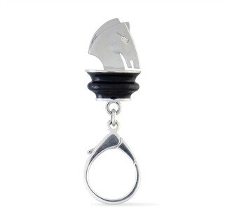 18K White Gold 1-Diamond Horse Keyholder