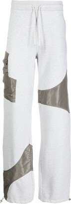 Organic-Cotton Patchwork Track-Pants