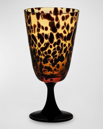 Dolce&Gabbana Casa Leopard Murano Wine Glass