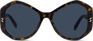 Geometric Frame Sunglasses-AD