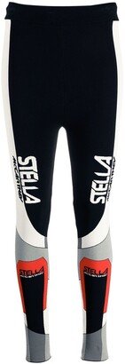 Sporty logo-print leggings