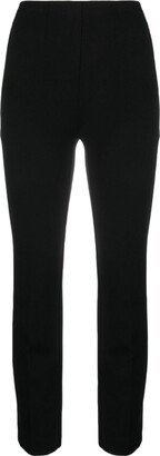 Slim-Cut High-Waisted Trousers