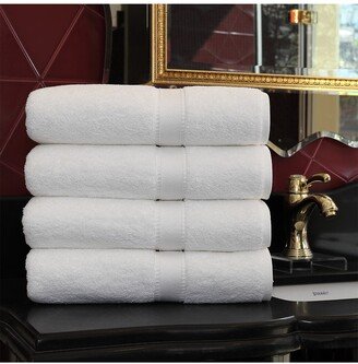 Sinemis Terry 4-Piece Bath Towel Set - White